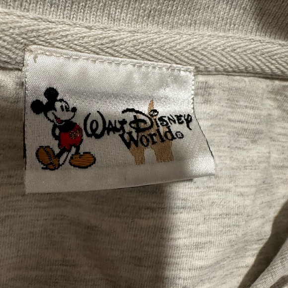 VTG 90s Disney Mickey Mouse Polo Shirt Mens Sz: L Gray Golf Rugby Preppy. - Picture 7 of 13